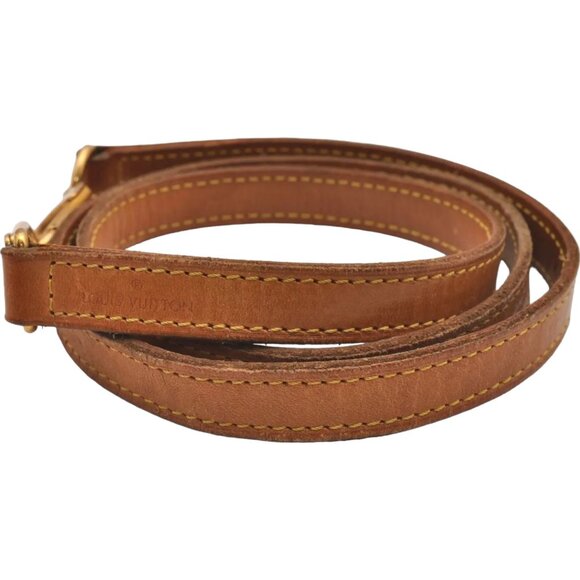 830177AG (V2) Louis Vuitton Strap 39.6" Beige Leather - Picture 4 of 10
